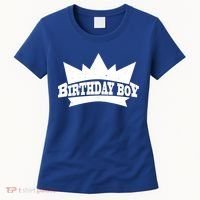 Birthday Boy Crown Classic Logo Women's T-Shirt thumb 0