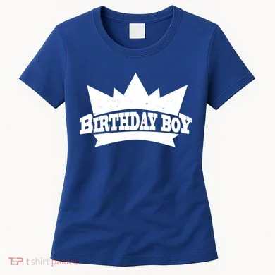 Birthday Boy Crown Classic Logo Women's T-Shirt