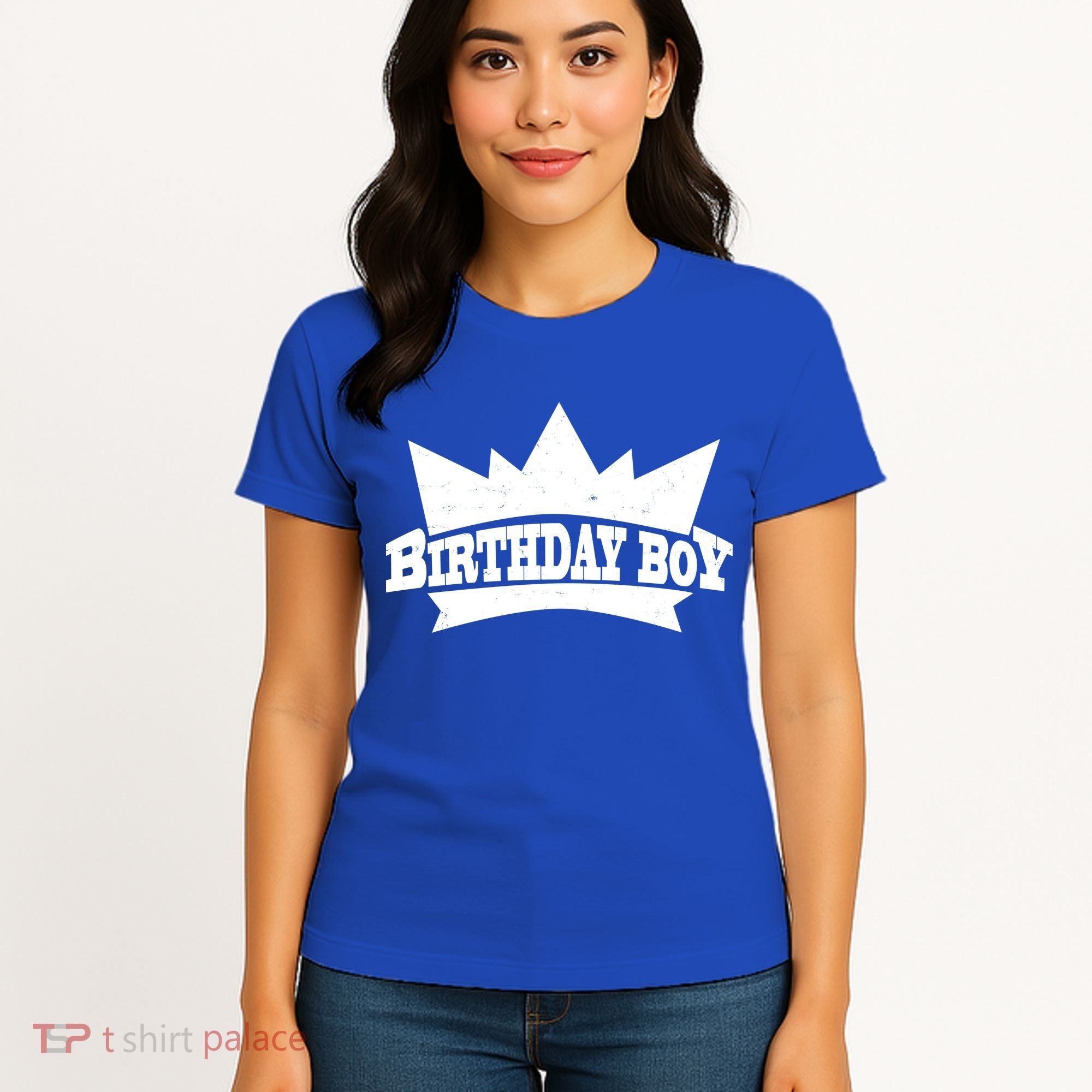 Birthday Boy Crown Classic Logo Women's T-Shirt