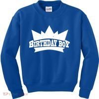 Birthday Boy Crown Classic Logo Kids Sweatshirt thumb 0