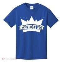 Birthday Boy Crown Classic Logo Kids T-Shirt thumb 0