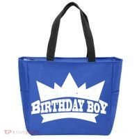 Birthday Boy Crown Classic Logo Tote Bag thumb 0