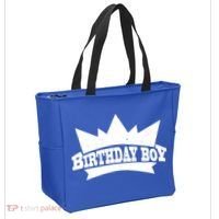 Birthday Boy Crown Classic Logo Tote Bag thumb 2