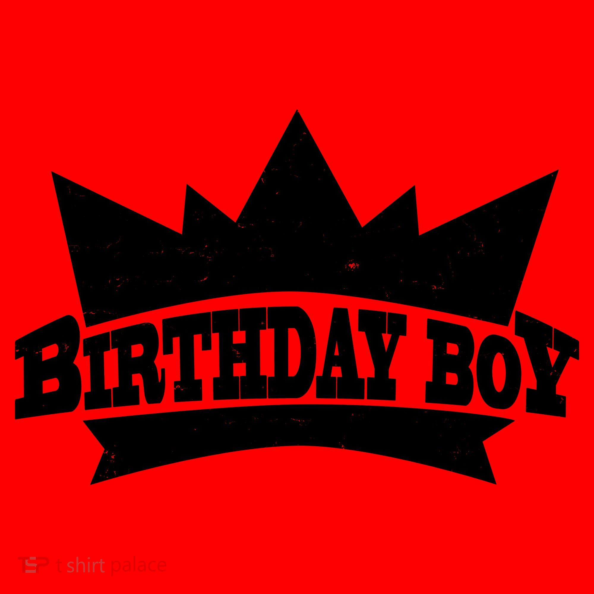 Birthday Boy Crown Classic Logo Santa Hat