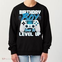 Birthday Boy Time To Level Up Video Gamer Women's Sweatshirt thumb 0