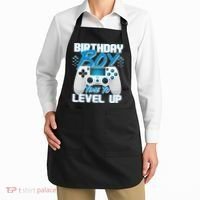 Birthday Boy Time To Level Up Video Gamer Apron thumb 2