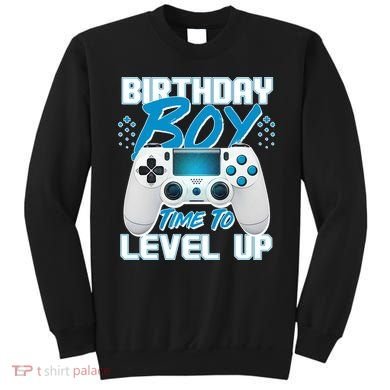 Birthday Boy Time To Level Up Video Gamer Sweatshirt