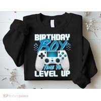 Birthday Boy Time To Level Up Video Gamer Sweatshirt thumb 2