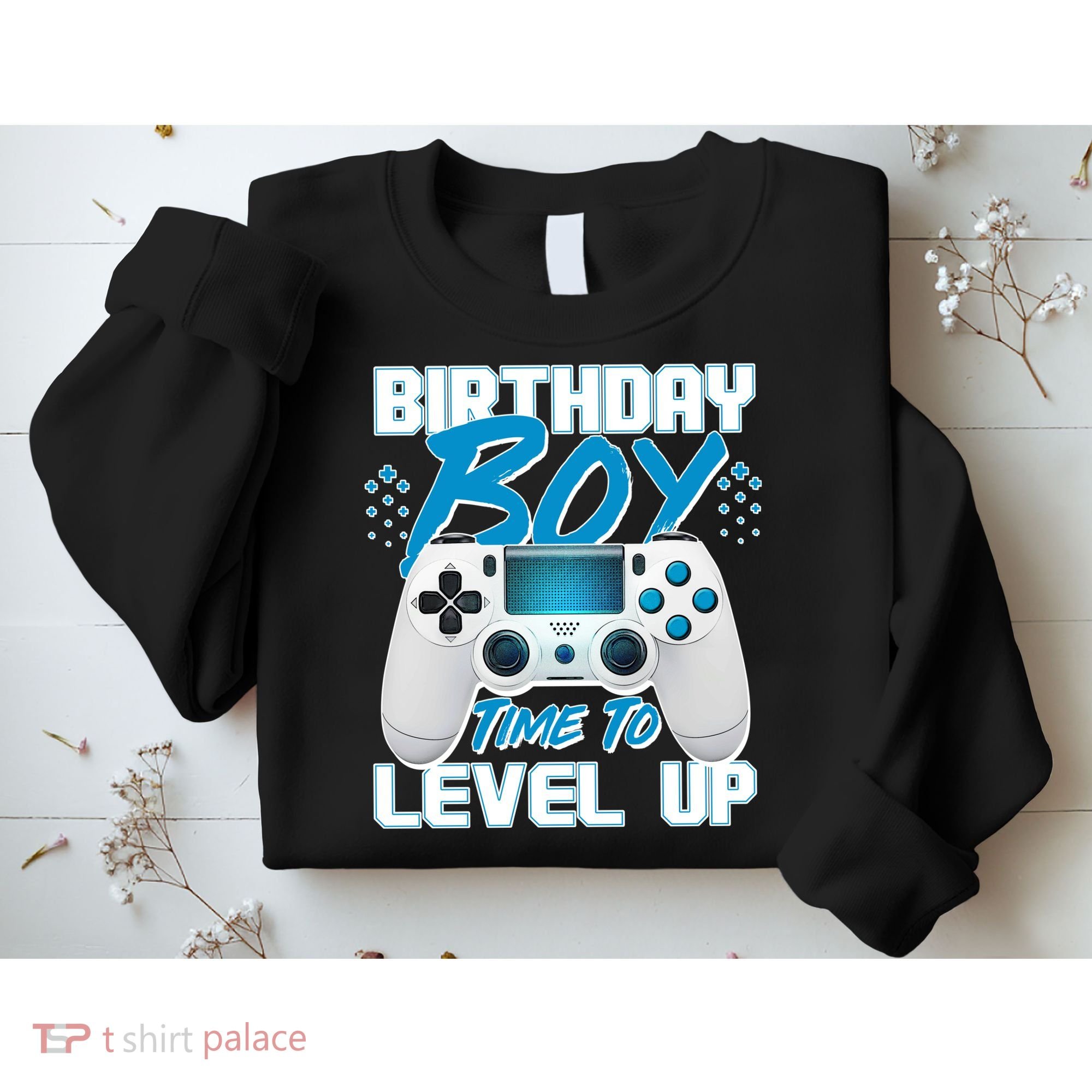 Birthday Boy Time To Level Up Video Gamer Sweatshirt
