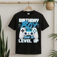 Birthday Boy Time To Level Up Video Gamer T-Shirt thumb 2