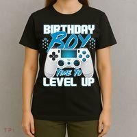 Birthday Boy Time To Level Up Video Gamer T-Shirt thumb 4