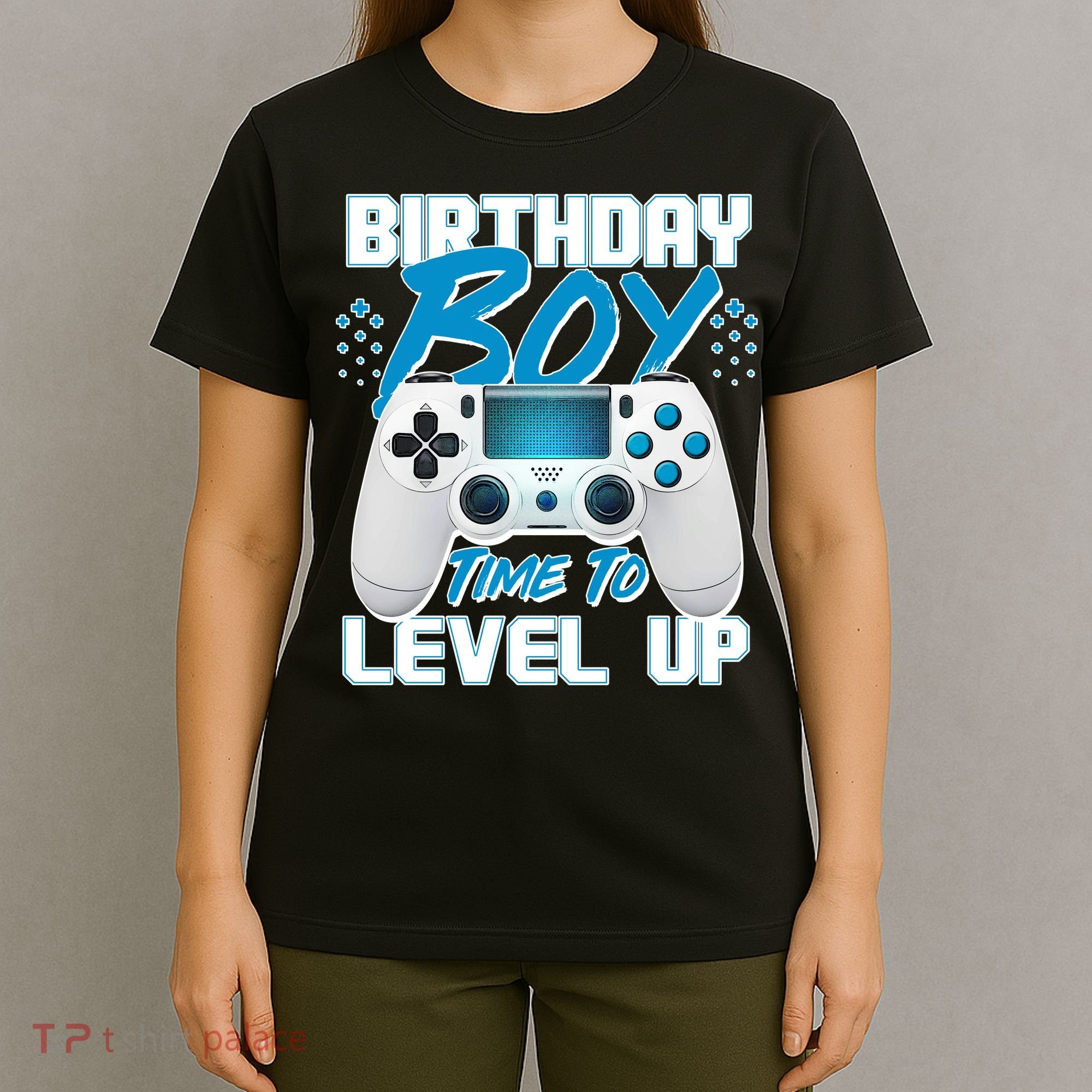 Birthday Boy Time To Level Up Video Gamer T-Shirt