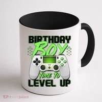 Birthday Boy Time To Level Up Video Gamer Coffee Mug thumb 1