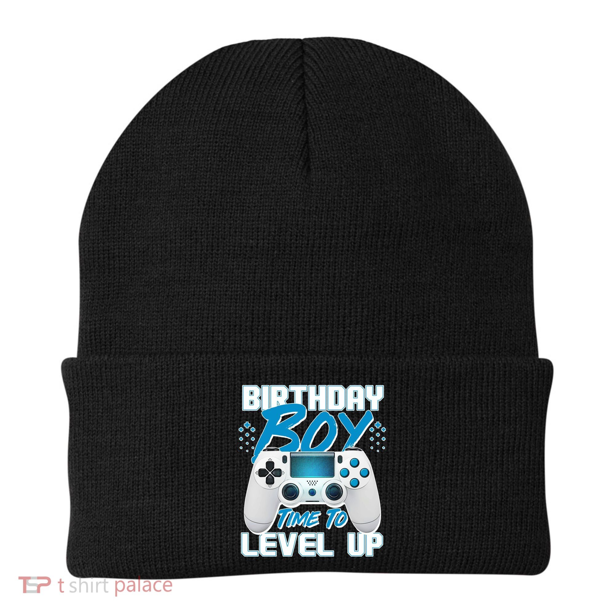 Birthday Boy Time To Level Up Video Gamer Beanie