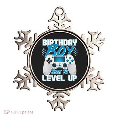 Birthday Boy Time To Level Up Video Gamer Ornament