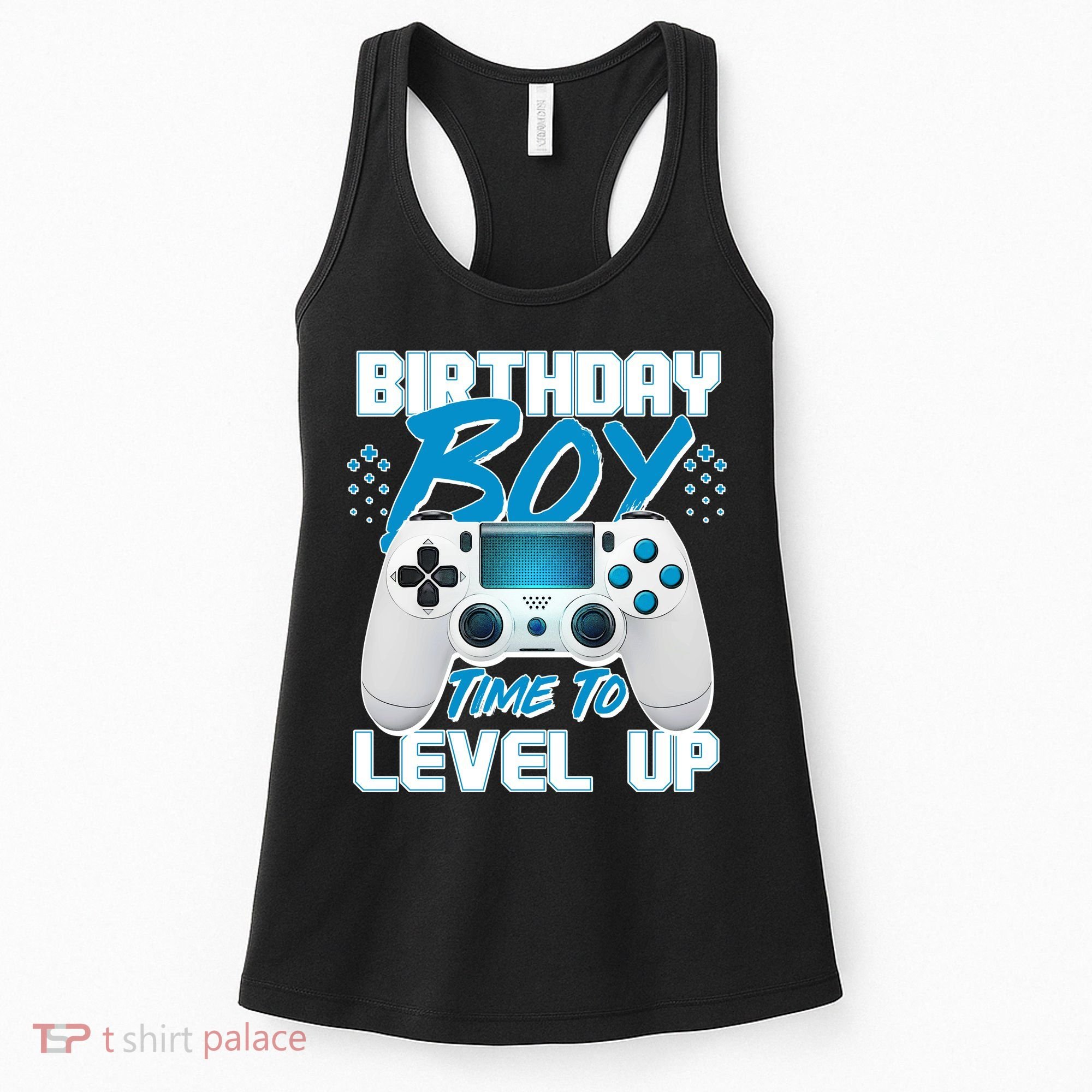 Birthday Boy Time To Level Up Video Gamer Women's Tank Top