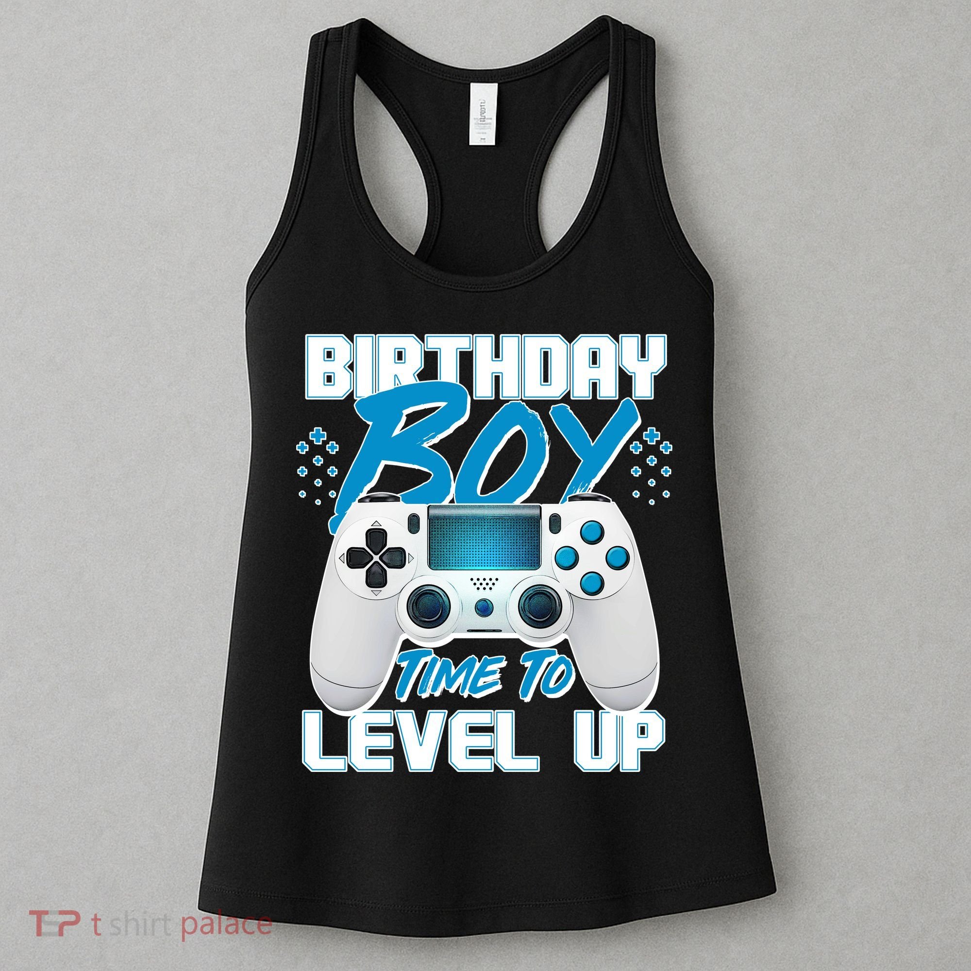 Birthday Boy Time To Level Up Video Gamer Women's Tank Top