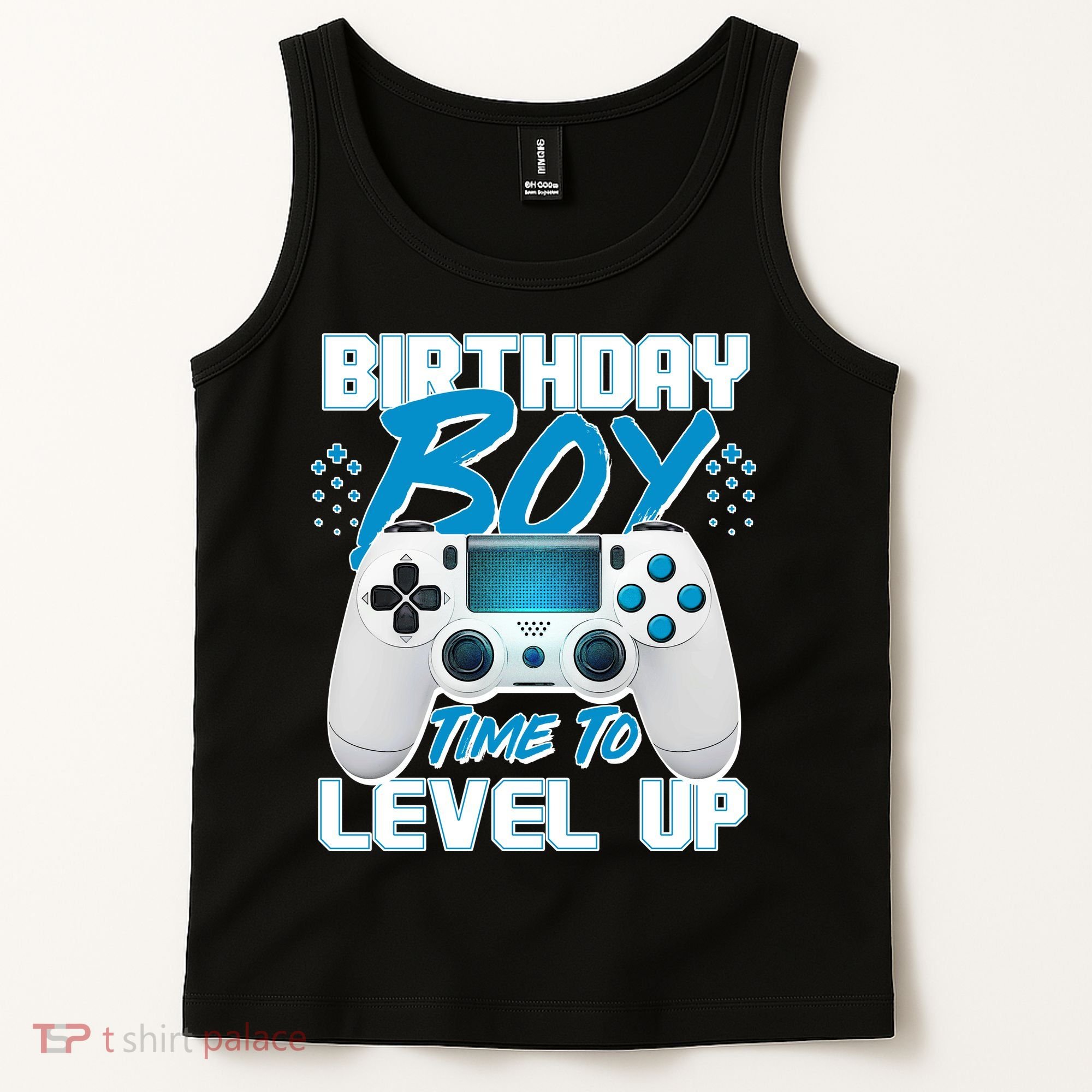 Birthday Boy Time To Level Up Video Gamer Tank Top
