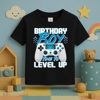 Birthday Boy Time To Level Up Video Gamer Toddler T-Shirt thumb 3