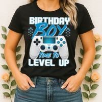 Birthday Boy Time To Level Up Video Gamer Women's T-Shirt thumb 2