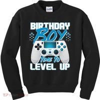 Birthday Boy Time To Level Up Video Gamer Kids Sweatshirt thumb 0