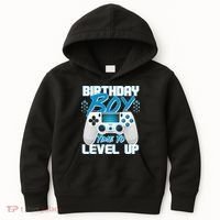 Birthday Boy Time To Level Up Video Gamer Kids Hoodie thumb 0
