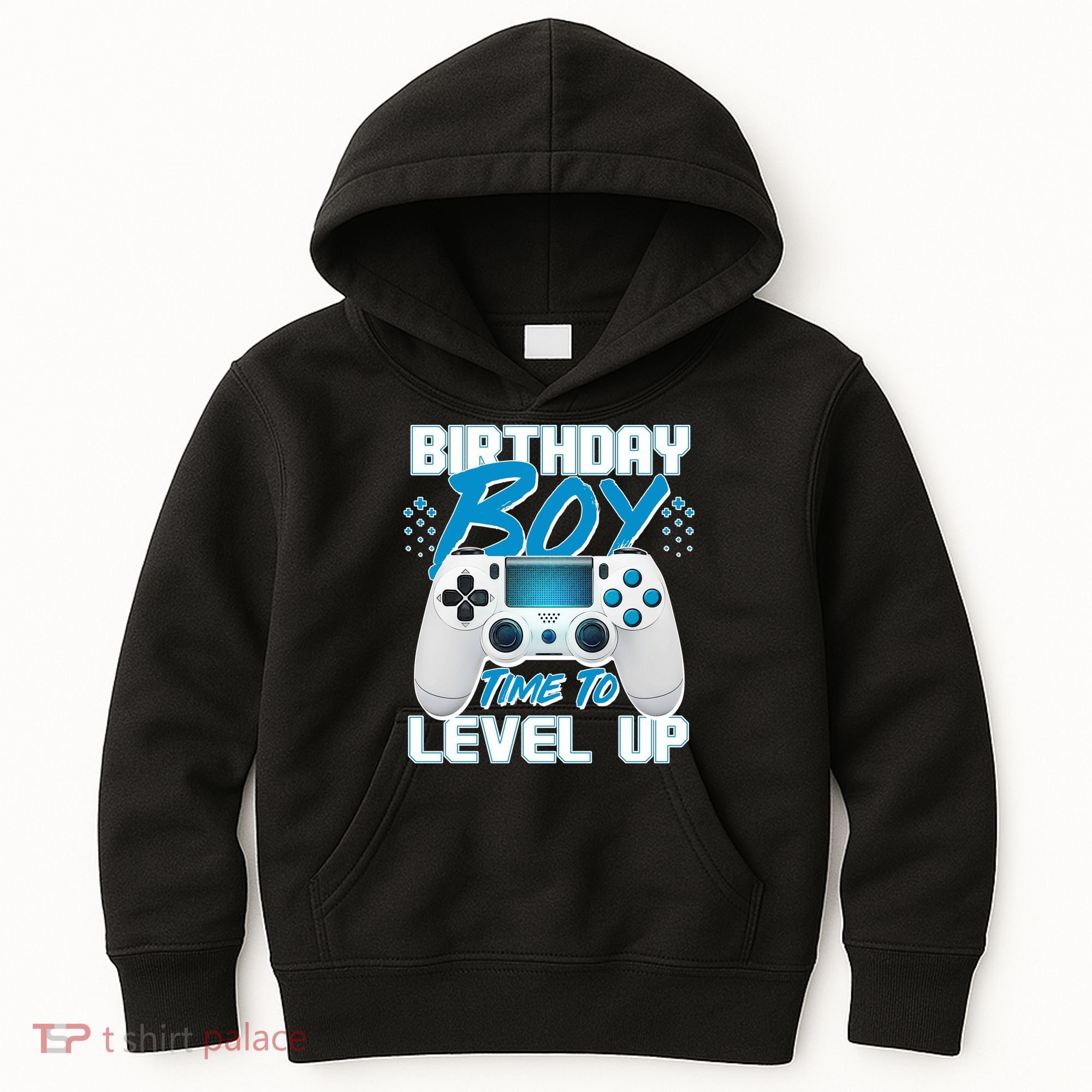 Birthday Boy Time To Level Up Video Gamer Kids Hoodie
