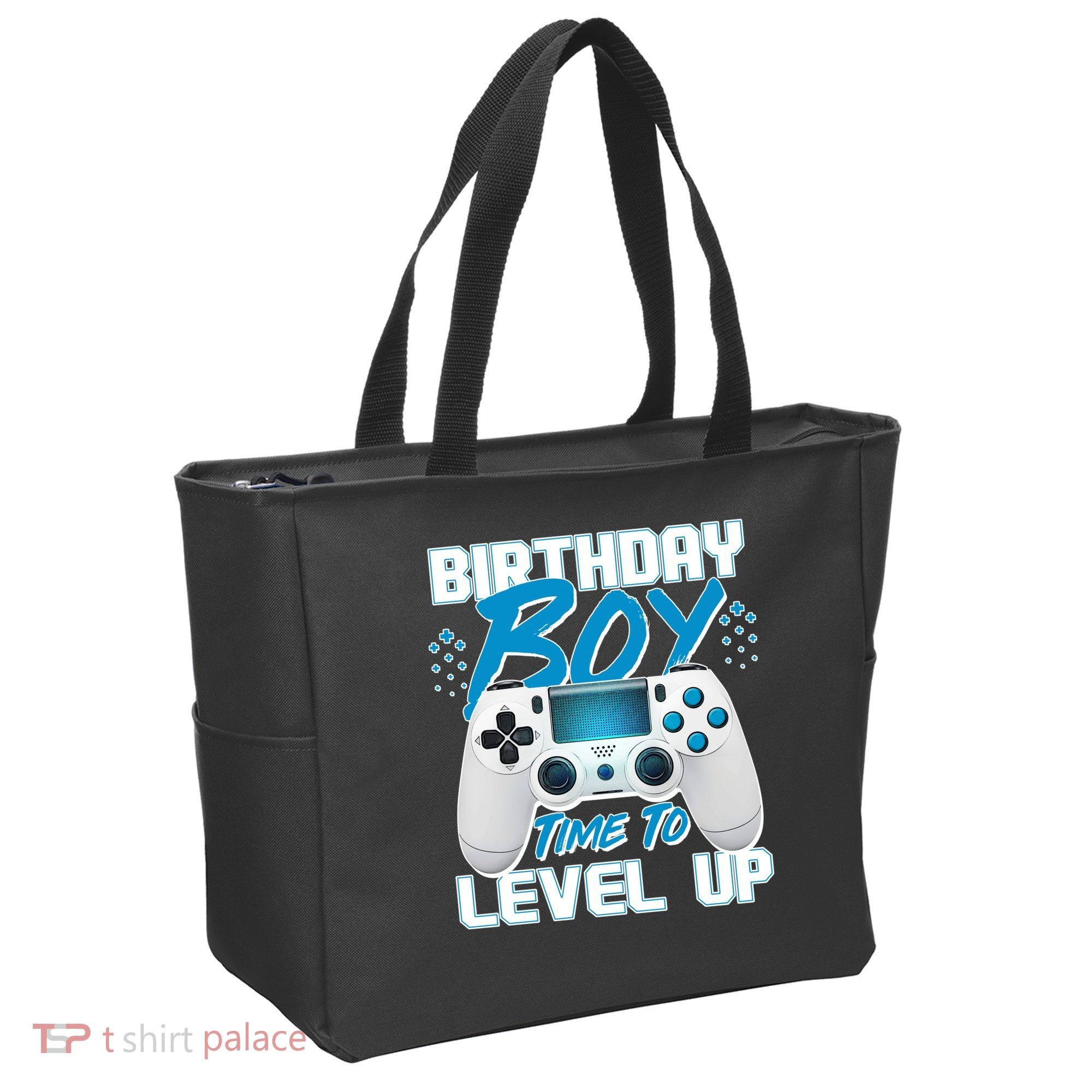 Birthday Boy Time To Level Up Video Gamer Tote Bag