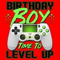Birthday Boy Time To Level Up Video Gamer Santa Hat thumb 1