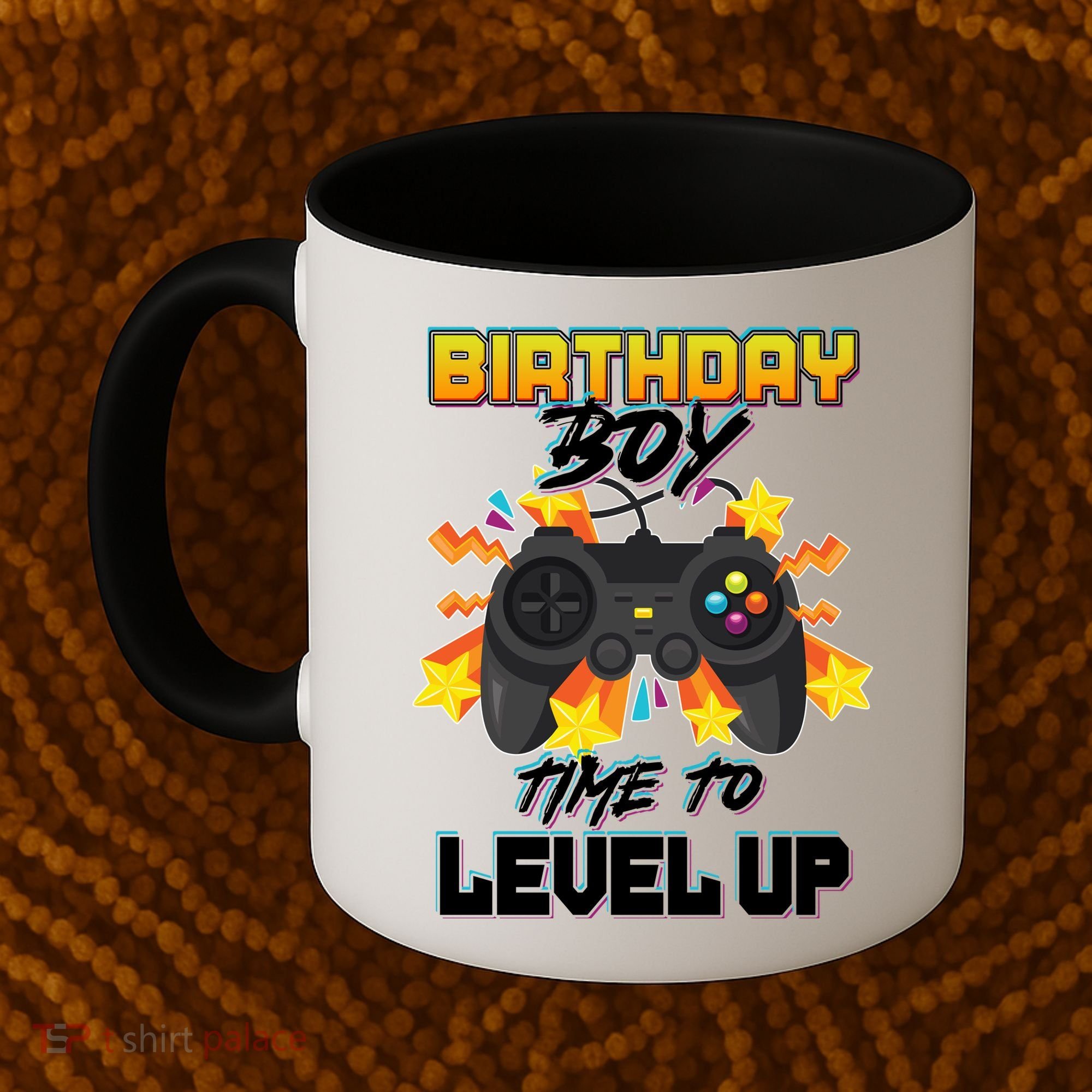 Birthday Boy Time to Level Up Video Gamer Cute Funny Coffee Mug