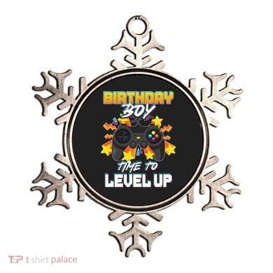 Birthday Boy Time to Level Up Video Gamer Cute Funny Ornament