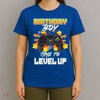 Birthday Boy Time to Level Up Video Gamer Cute Funny T-Shirt thumb 4
