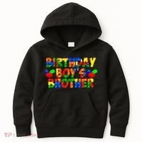 Birthday Boy's Brother Kids Hoodie thumb 0