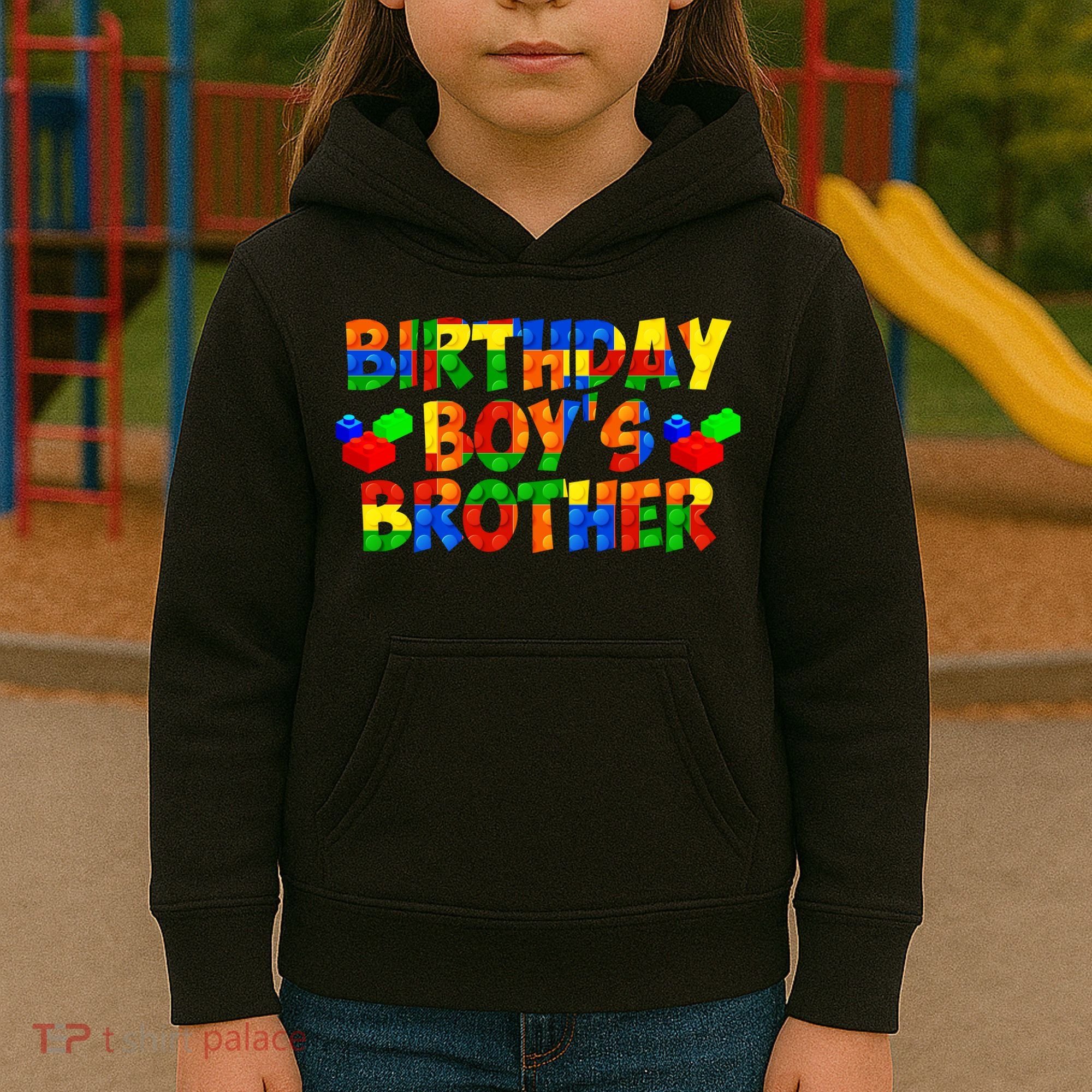 Birthday Boy's Brother Kids Hoodie