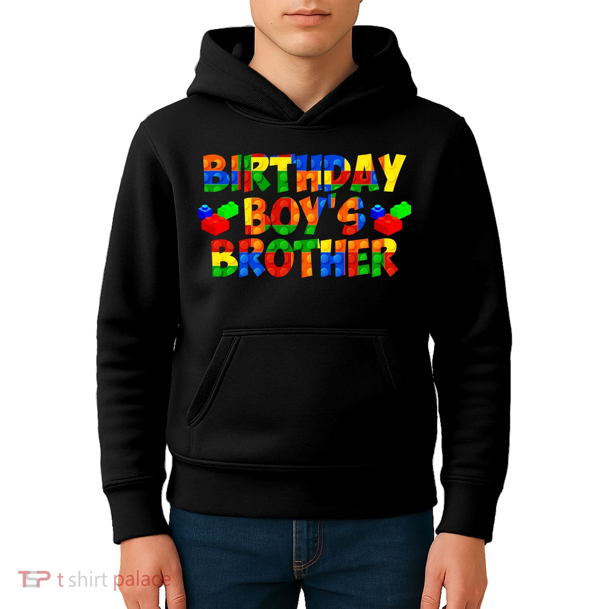 Birthday Boy's Brother Kids Hoodie