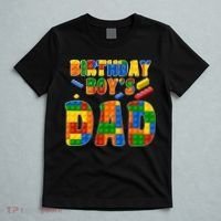 Birthday Boy's Dad Building Blocks T-Shirt thumb 5