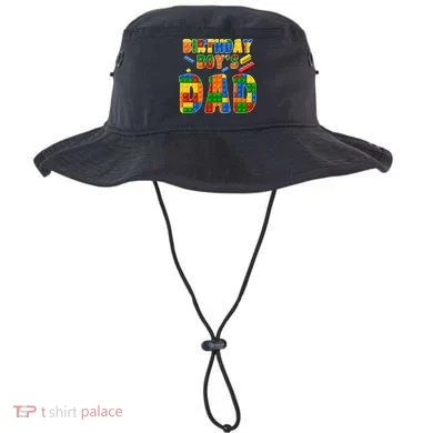Birthday Boy's Dad Building Blocks Bucket Hat
