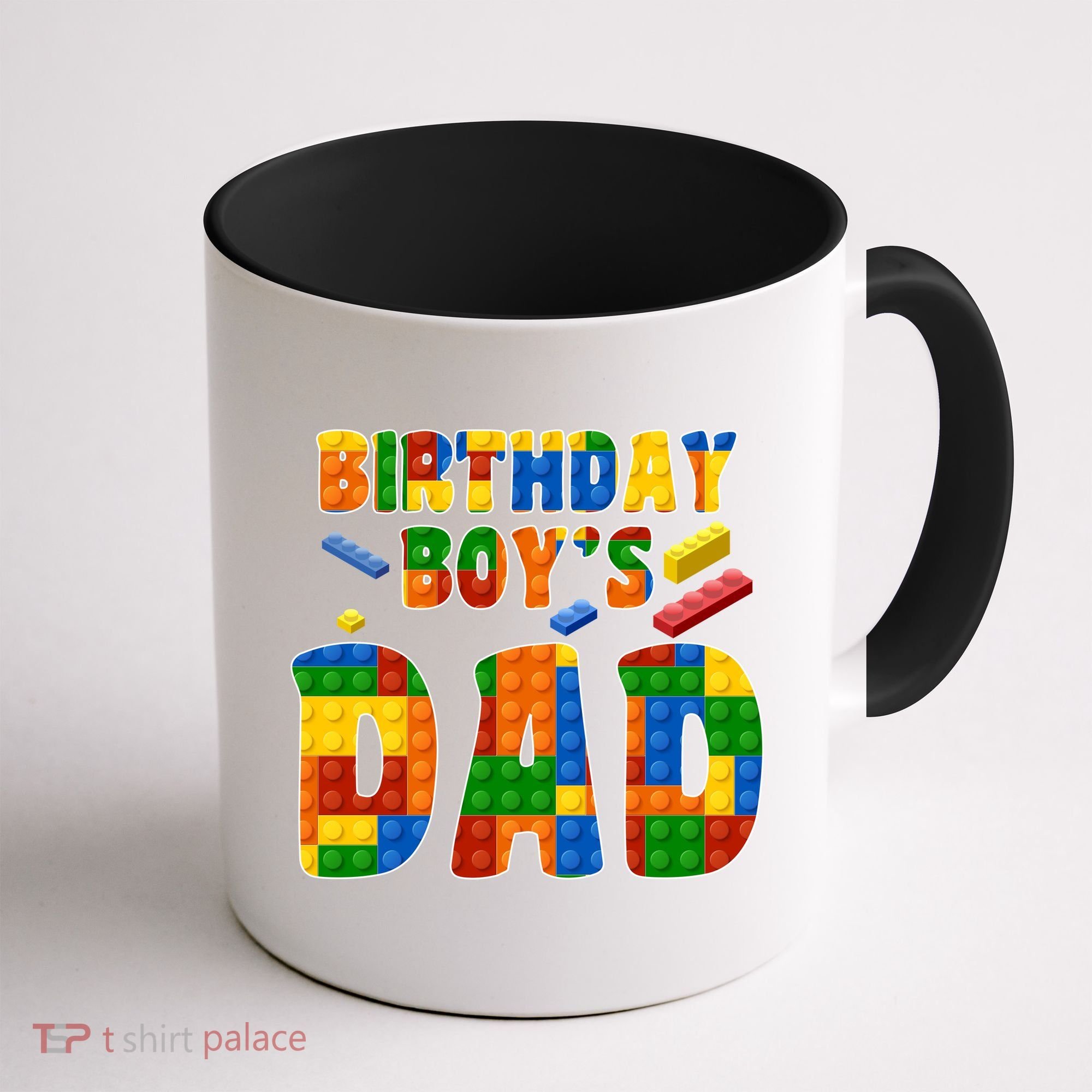 Birthday Boy's Dad Building Blocks Coffee Mug