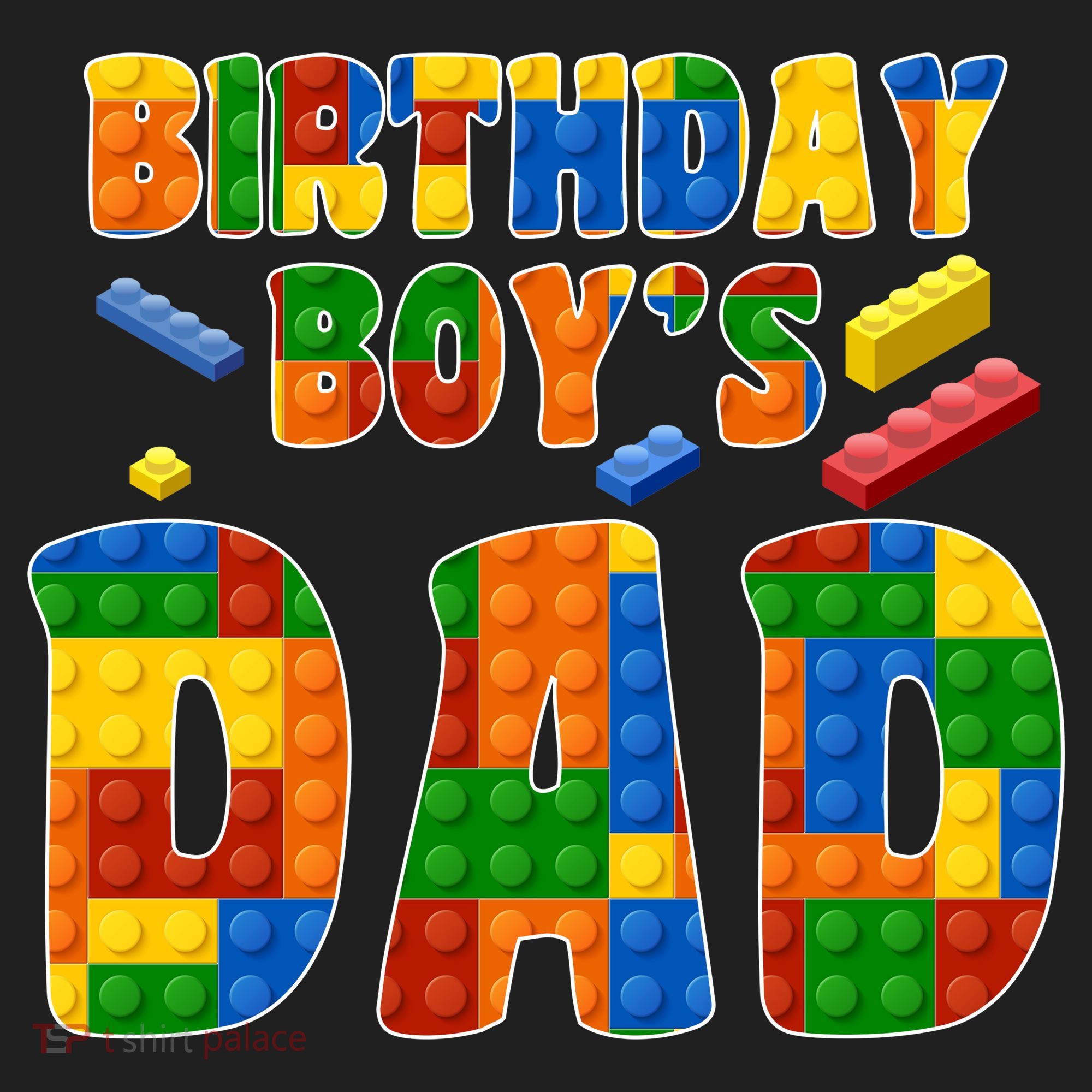Birthday Boy's Dad Building Blocks Beanie