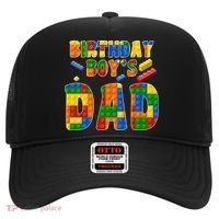 Birthday Boy's Dad Building Blocks Hat thumb 0
