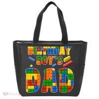 Birthday Boy's Dad Building Blocks Tote Bag thumb 0