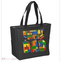 Birthday Boy's Dad Building Blocks Tote Bag thumb 2