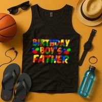 Birthday Boys Father Tank Top thumb 4
