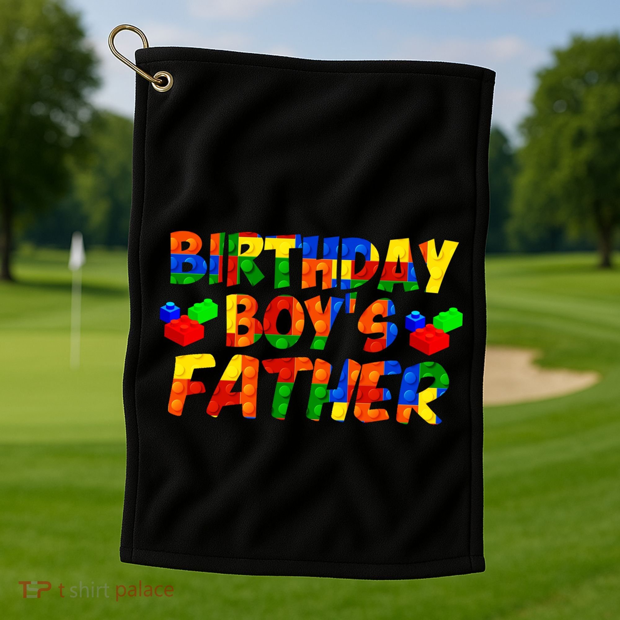 Birthday Boys Father Golf Towel
