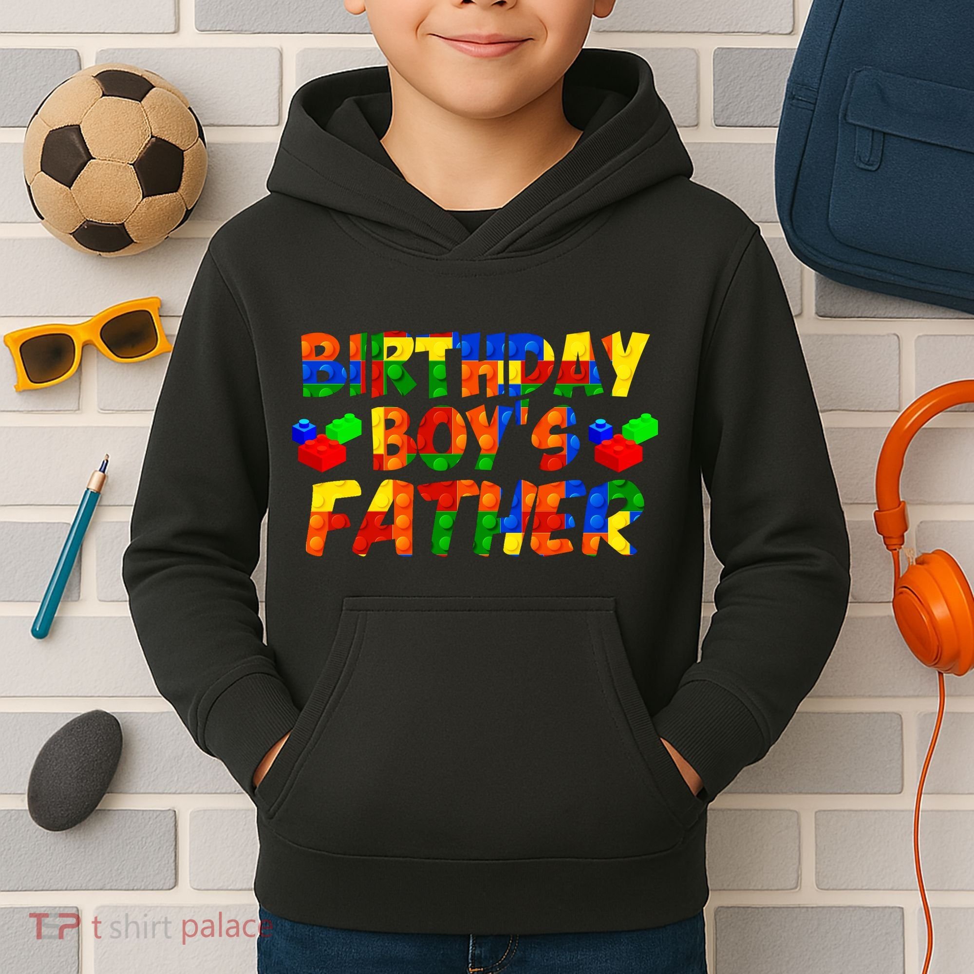Birthday Boys Father Kids Hoodie
