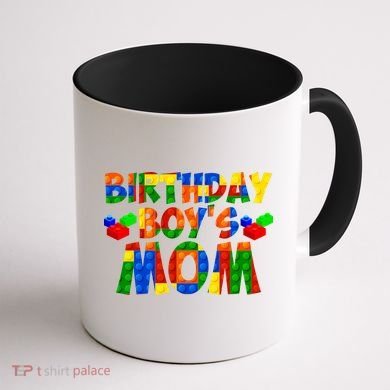 Birthday Boy's Mom Coffee Mug back