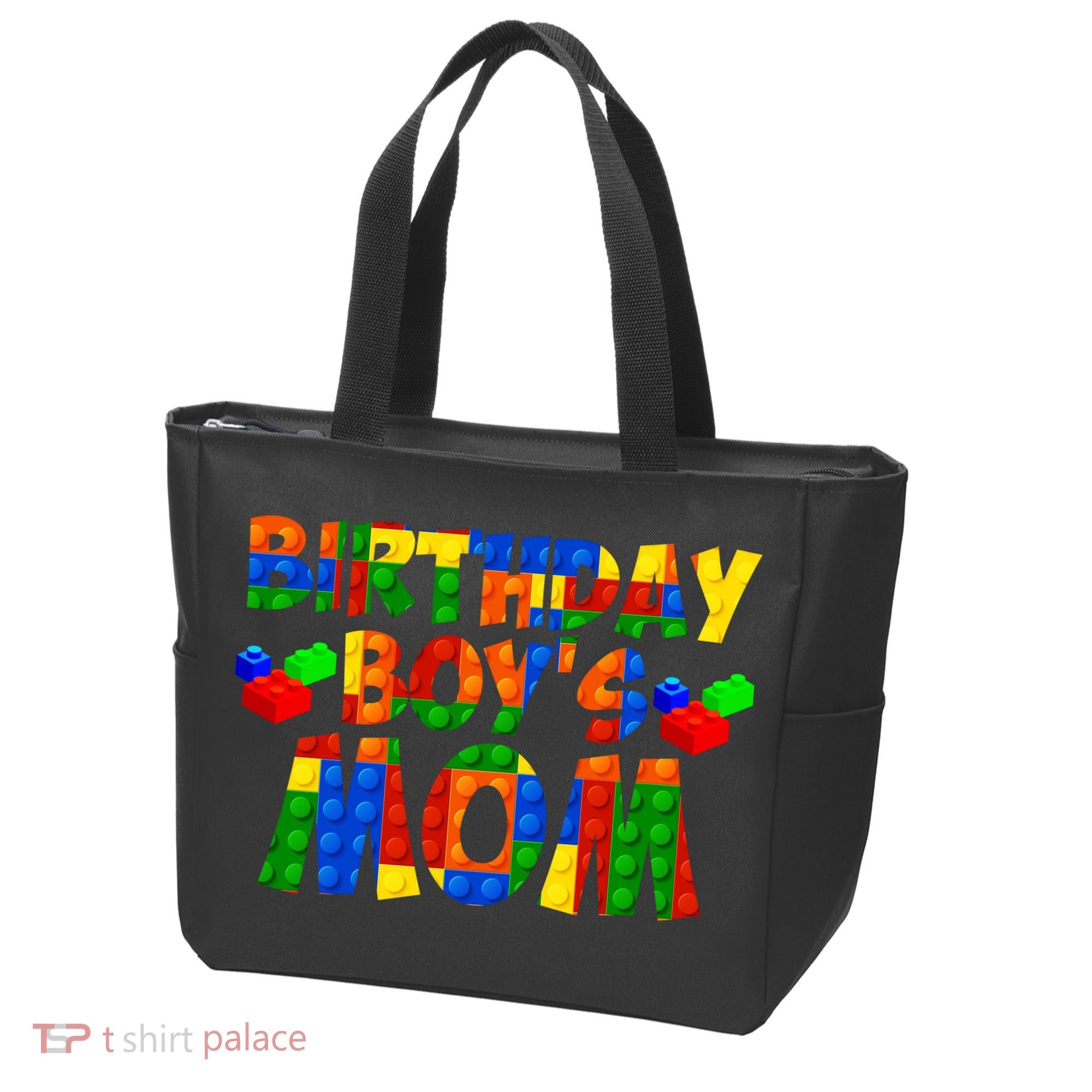 Birthday Boy's Mom Tote Bag