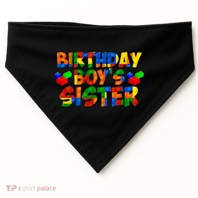 Birthday Boy's Sister USA-Made Doggie Bandana
