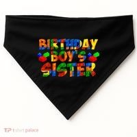 Birthday Boy's Sister USA-Made Doggie Bandana thumb 0