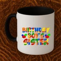 Birthday Boy's Sister Coffee Mug thumb 2